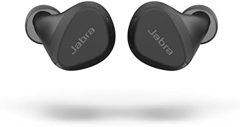 Jabra Elite 4 Active in-Ear Bluetooth Earbuds â True Wireless Earbuds with Secure Active Fit, 4 Built-in Microphones, Active Noise Cancellation and Adjustable HearThrough Technology â Black