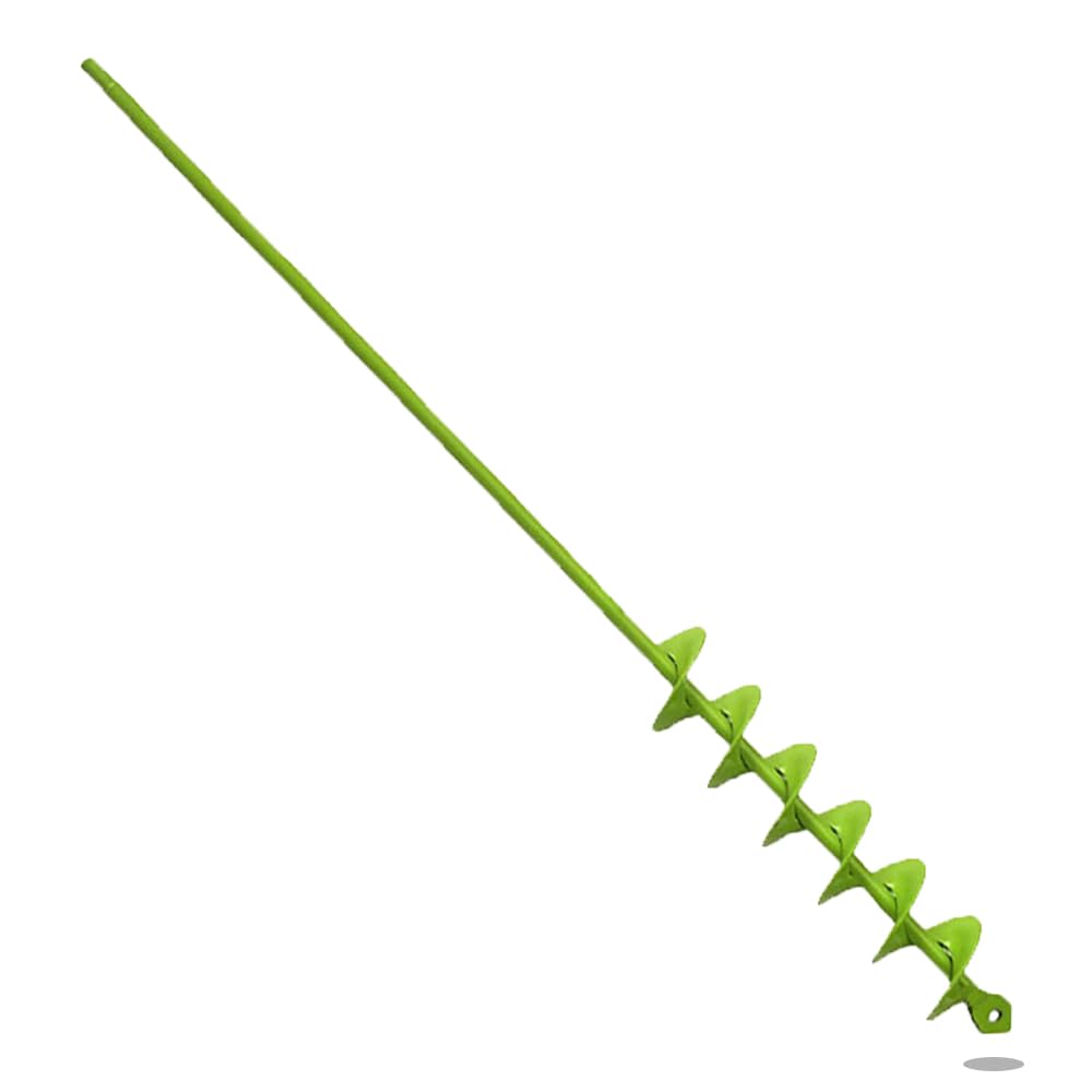 TCBWFY 2x32 Inch Auger Drill Bit for Planting - Long Handle Easy Planter Garden Auger - Bulb & Bedding Plant Augers - Post Hole Digger for 3/8âHex Drive Drill