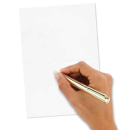 Hallmark Bulk Kraft Thank You Notes (100 Blank Cards with Envelopes) for Weddings, Engagement Parties, Bridal Showers