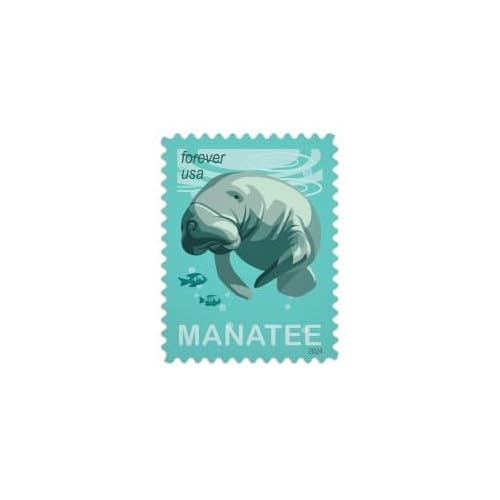 Save Manatees (2 Booklets of 20) First-Class Mail Forever Postage Stamps Scott #5851