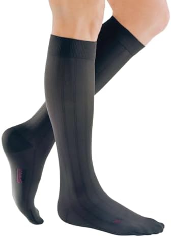 mediven for Men Classic, 20-30 mmHg â Calf High Compression Stockings, Closed Toe Leg Circulation for Men, Compression Dress Socks, Leg Support Compression Coverage
