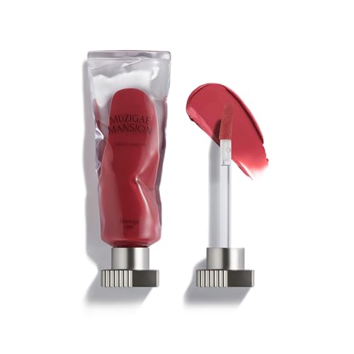 Objet Lip Stain (Unique Paint Tube Design) â Velvet Matte Tint, Long-Lasting Waterproof Lipstick, Hydrating Korean Makeup, Red & Rose Gloss, K-Beauty Tinted Lipstain (05 STUNNING)