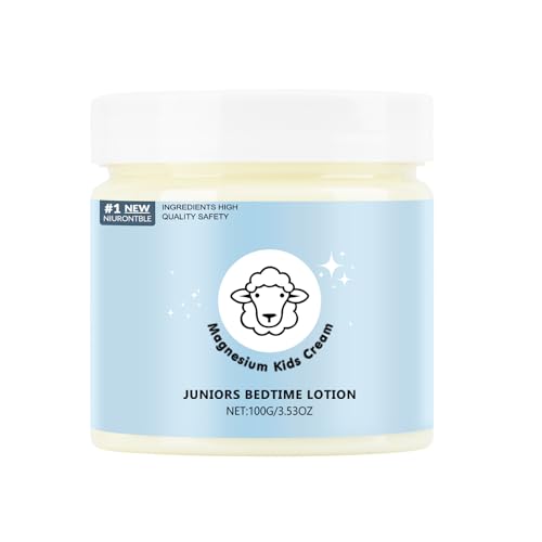 Magnesium Lotion for Kids - Magnesium Lotion for Sleep - Soothing Relief & Relaxation - Topical Magnesium Cream Helps Kids Stay Calm at Bedtime and During The Night - Without Melatoninï¼3.53 ozï¼