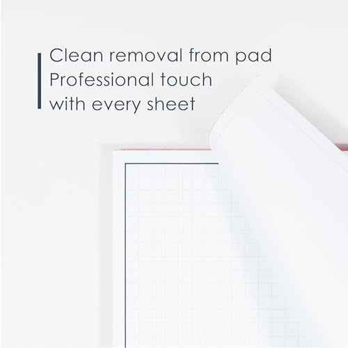 GeekNavy 11" x 17" Quadrille Graph Paper 50 Sheets Landscape - 0.25" 4x4 Square Grid, Blueprint, High Brightness, Border-Outlined, Large Drafting (1-Pack)