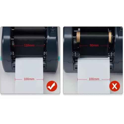 Resin thermal transfer ribbon 4.33" x 984"£¨ 110 * 300m£© print copperplate synthetic PET paper waterproof, oil resistant, scratch resistant for industrial packaging for zebra thermal printer.