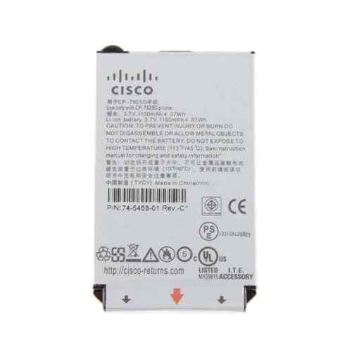 Artisan Power Replacement Battery for Cisco 7925G and 7926G | 3.7 Volts | 1100mAh | Replaces OEM Batteries CP-Batt- 7925G-STD & 74-5468-01 | Long-Lasting Lithium Ion Rechargeable Battery Pack