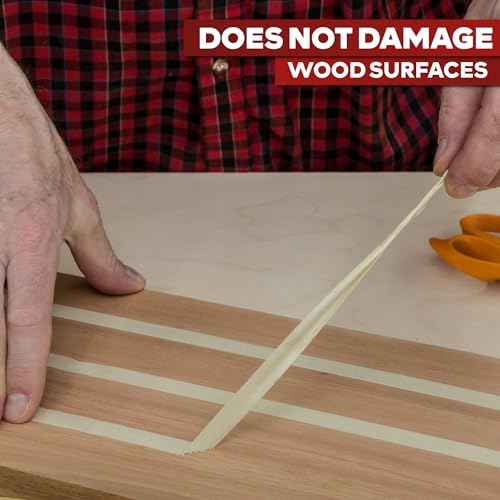 XFasten Double Sided Woodworking Tape 1 inch x 36 Yards 12-Pack 1296ft 1-inch Core Residue-Free Woodworking Double Sided Tape Heavy Duty Wood Glue Tape for Router Templates for Woodworking Tools