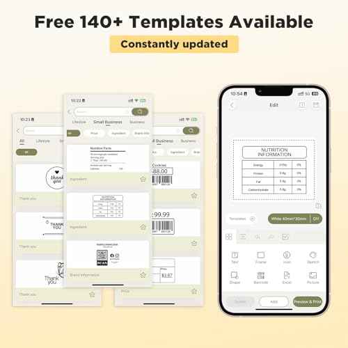 SUPVAN T50M Pro Bluetooth Label Maker Machine with 3 Tapes, Wide Waterproof Label, Versatile App with 40 Fonts and 650+ Icons, Inkless Labeler for Home, Kitchen, School, Office Organization, Black