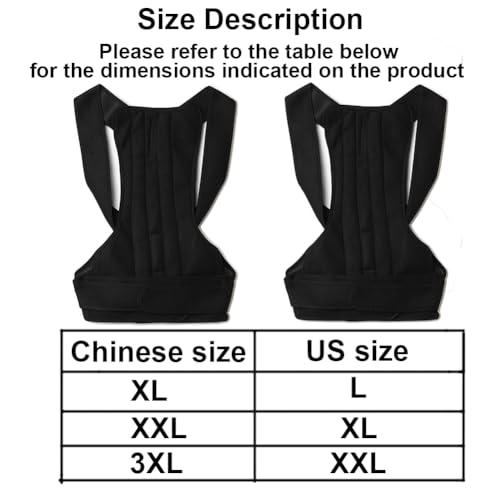 Posture Corrector for Women and Men,for Preventing Hunchback Upper Back Brace, Adjustable Back Straightener for Providing Pain Relief From Neck,Back & Shoulder,Shoulder Posture Brace(XL)