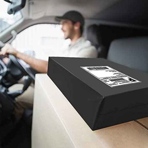 POLYSELLS 500 pcs 12x15.5 Inches Black Poly Mailers Shipping Envelopes, Strong Adhesive Sealing, Waterproof, and Tear-resistant Postal Mailing Bags for Clothing, Books, and Accessories