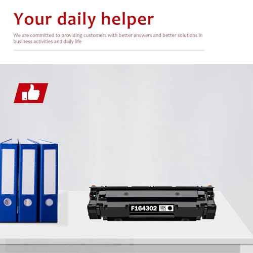 F164302 Black Toner Cartridge (1-Pack) Replacement for Canon F164302 Black Cartridge Compatible with F164302 F164302 Printer
