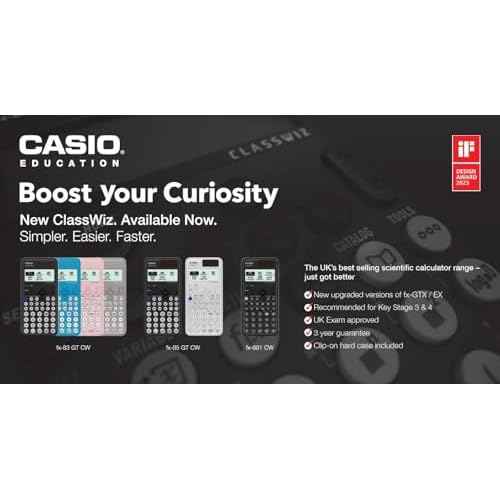 Casio fx-83GTCW Pink Scientific Calculator