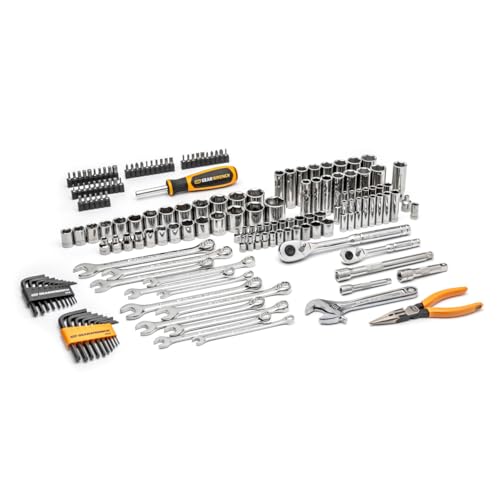 GEARWRENCH 168 Piece 1/4" & 3/8" Drive 72-Tooth 6 Point Professional Tool Set | GWPRO168A