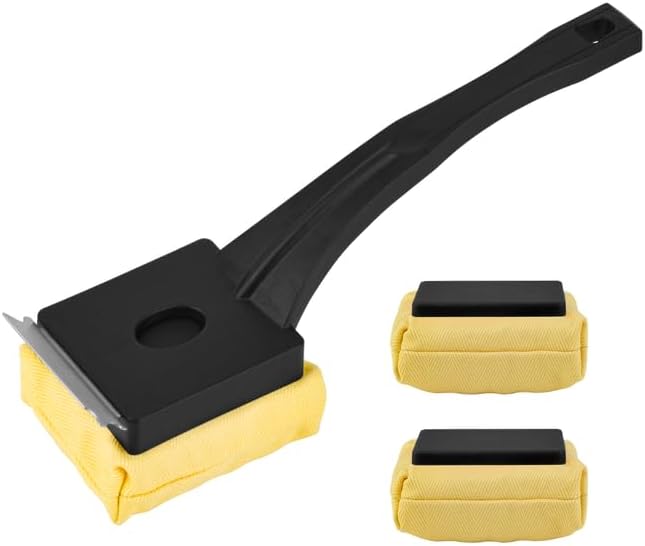 Grill Brush Bristle-Free â Steam Cleaning â Includes 2 Extra Brush Head â Heavy-Duty Barbecue Scraper