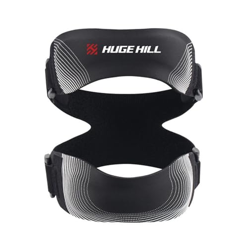 Knee Brace for Running & Basketball â Adjustable Compression Support with Patella Strap â Breathable Knee Sleeve for Men & Women (Black)