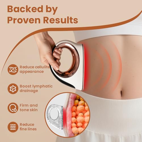 Mozoss Cellulite Massager, Body Sculpting Machine Radio Frequency Device for Body Massage and Cellulite Removal, Suitable Use on Belly, Arm, Waist, Leg