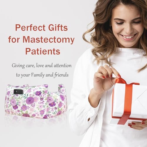 Mastectomy Pillow - Post Surgery Pillow, Breast Pillow for Sleeping After Heart Surgery, Lumpectomy Pillow, Breast Reduction & Augmentation Pillow Double Mastectomy Gifts for Women
