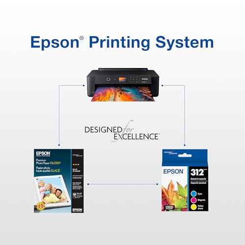 EPSON 312 Claria Photo HD Ink High Capacity Magenta Cartridge (T312XL320-S) Works with Expression Photo XP-8500, XP-8600, XP-8700, XP-15000