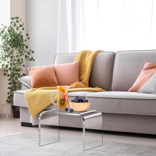 Step Stools for Kids, Acrylic Stools, Step Stools for Adults, Small Step Stool, 12 Inches Acrylic Stool Bathroom, Clear Step Stool, Toilet Stools, Plant Stand, Foot Stool (Common£¨2 Pack£©)