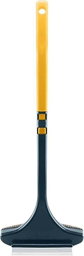 Multifunctional Screen Brush ï¼2 in 1 Window Cleaner Brushï¼Extendable Window Cleaning Tool Multifunctional Screen Brush Wet and Dry Glass Cleaning Brush (Green + Yellow)