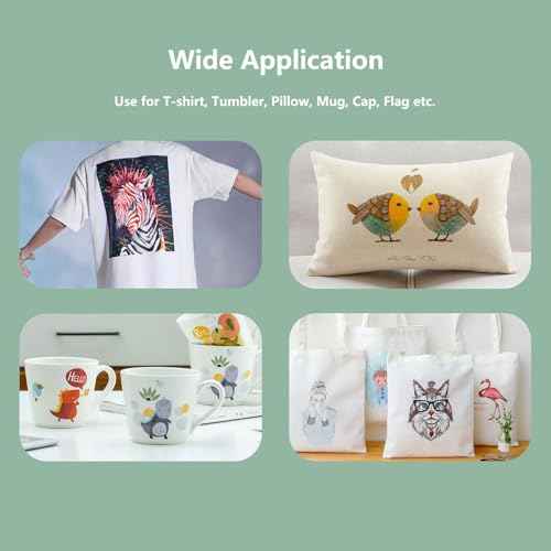 6¡¿100ML Sublimation Ink for XP15000 XP 15000 XP-15000 Printer (Black, Cyan, Magenta, Yellow, Gray, Red)