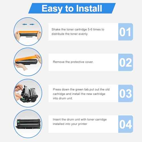Compatible TN433 Toner Cartridge Replacement for Brother TN433 TN-433 MFC-L8900Cdw Work with Brother HL-L8360Cdw HL-L8260Cdw MFC-L8610Cdw HL-L8360Cdwt Printer (4 Pack-High Yield Toner)