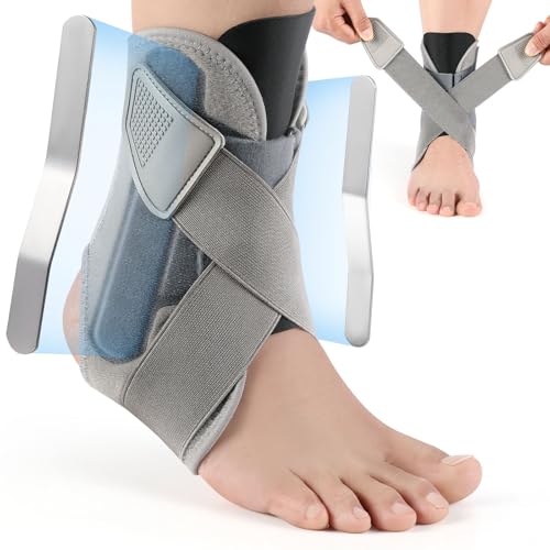 Adjustable Ankle Brace for Men & Women â Support for Sprained Ankle, Mild Sprains, Achilles & Sports | Lightweight Ankle Stabilizer for Injury Recovery & Active Lifestyles