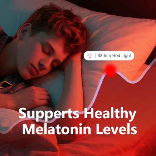 Red Light - No Blue Light Lamp - Modern LED Rechargeable Table Lamp - Rechargable Desk Lamp - Table Lamp for Whole House - Bedside Touch Lamp - No Flicker LED (630nm Red), Black
