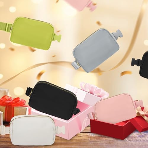 VOROLO Fanny Pack For Women And Men Crossbody Bag Belt Bag with Adjustable Strap Graduation Gifts Light Pink