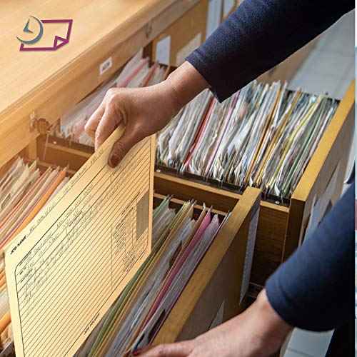 NextDayLabels - Job Folders Manila File Jacket 10¡± x 12¡± ? Heavy Duty - Preprinted to Track Job Progress, Calculating Cost, and Customer Correspondences - 50 Folders