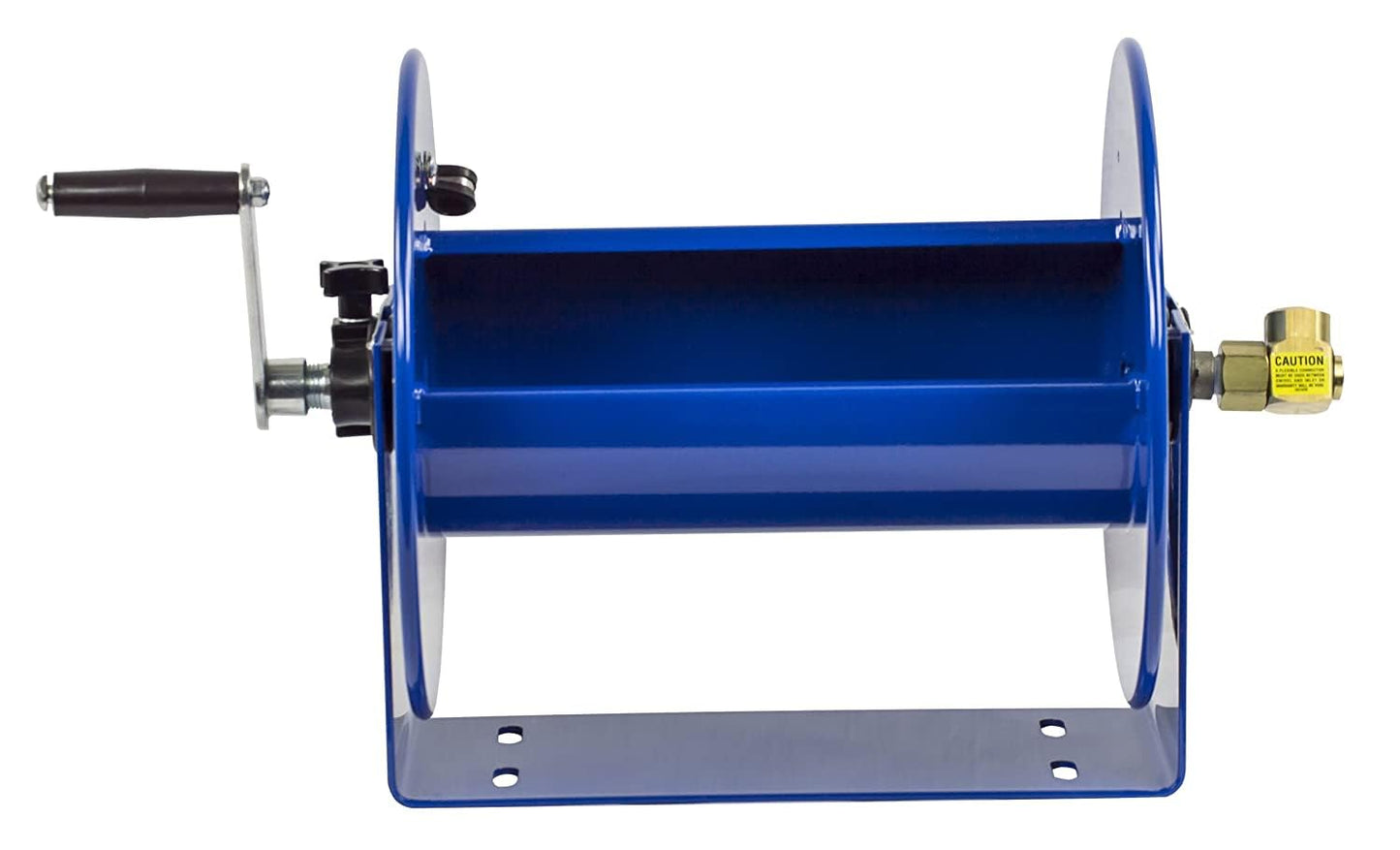 Coxreels 112-4-75 Compact Manual Crank Steel Hose Reel - 4,000 PSI - Holds ½” x 75' Length Hose - Perfect for Air Compressor, Garden, Pressure Washer, Electric Hoses (Hose Not Included) Made in USA