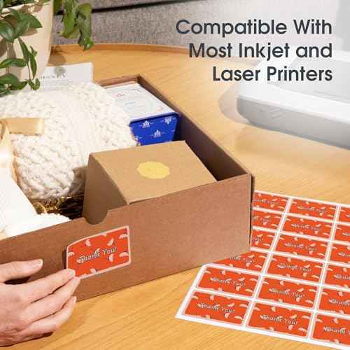 2" X 1" Matte White Printable Labels Compatible with Inkjet and Laser Printers - 30 Sheets, 1200 Total Paper Stickers for UPC and EAN Barcodes, Addresses, Mailing - Spartan Industrial Template R005