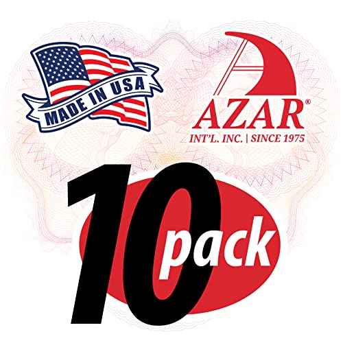 Azar Displays 192801 6-Inch Width by 2-Inch Height Two-Sided Nameplate, 10-Pack