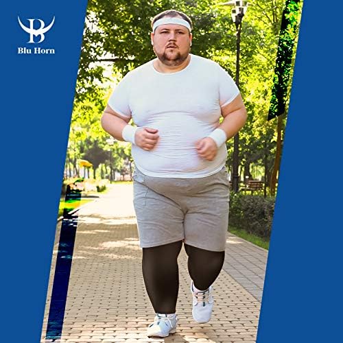 Compression Socks 20-30 mmHg for Women & Men - Knee High Compression Stockings, Wide Calf - Travel, Nurse, Running, Cycling, Athletic & Maternity - Black, 5X-Large