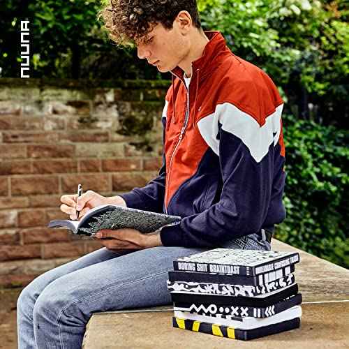 Nuuna Graphic L "Paris" Smooth Bonded Leather Notebook - Black