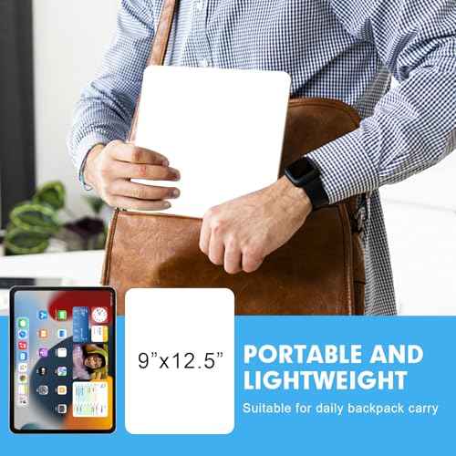 Dry Erase LapBoards, PANDRI 26 Pack Double Sided 12.5 x 9 Inch Whiteboards with 26 Erasers, Dry Erase Boards for Office Students Classroom Teacher Supplies