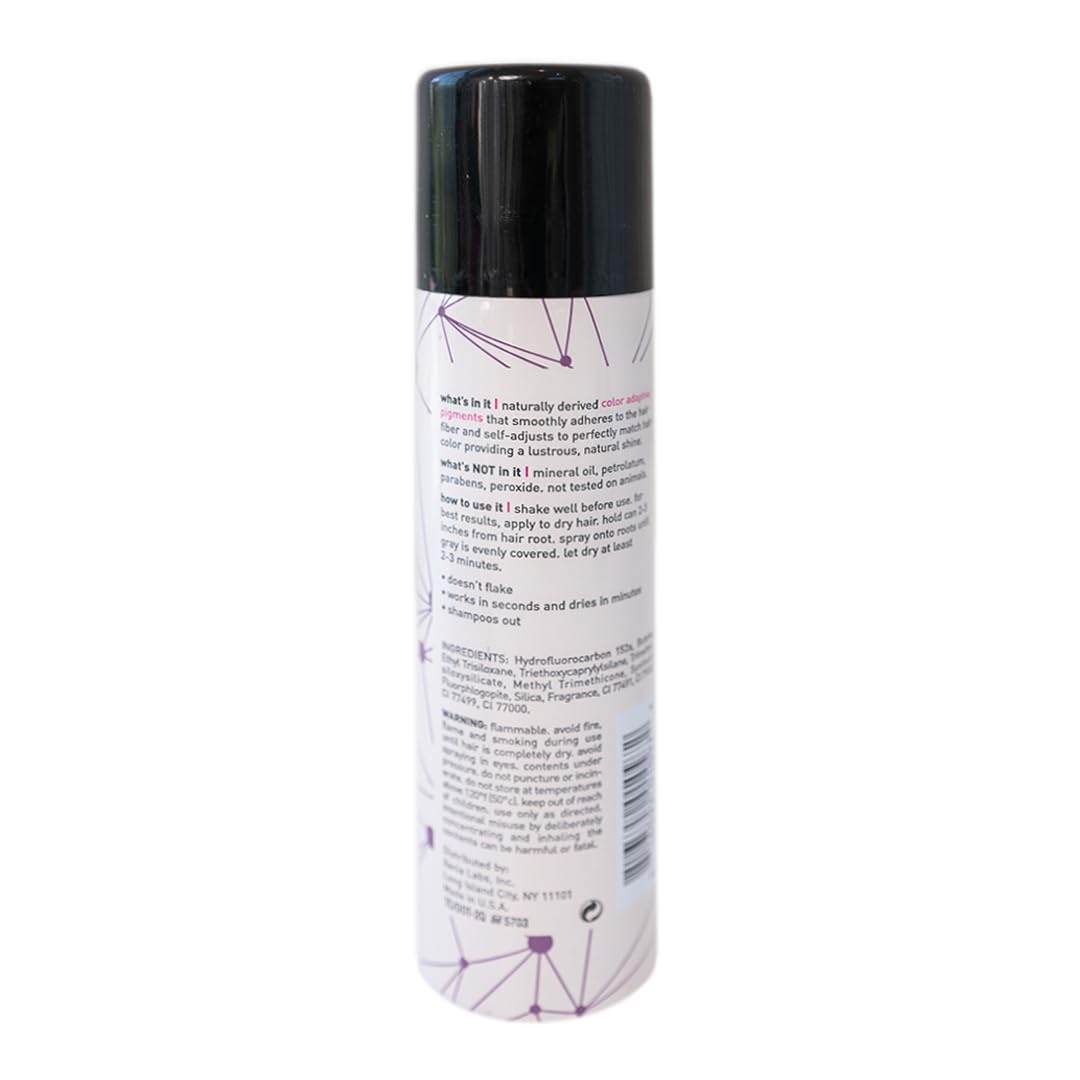 Style Edit Root Touch Up Spray | Temporary Hair Color for Gray Roots and Thinning Hair | Salon-Quality, Transfer-Resistant Hair Concealer | Dark Brown, 2 oz