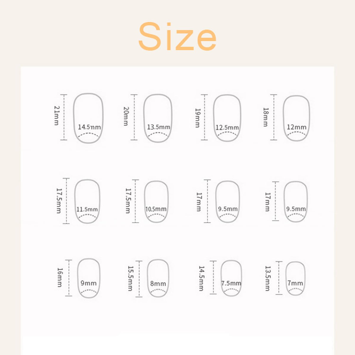 Orange Press on Nails Oval Short Fake Nails Glossy False Nails With Pomelo Designs Full Cover Stick on Nails Reusable Acrylic Artificial Nails Glue on Nails for Women Nail Art Decorations 24Pcs