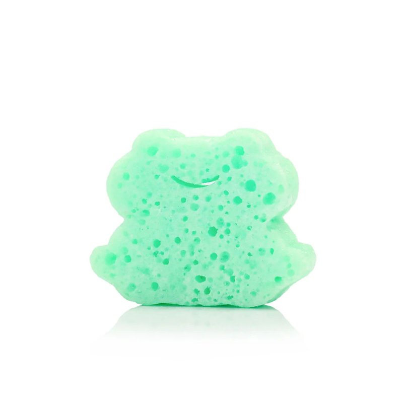 SPONGELLÉ Freddie Frog Nature Animals Kid's Body Buffer | All Ages | Body Wash Infused Shower Loofah | Newborn Essentials & Baby Essentials | Cruelty-Free, Vegan, Dermatologist-Tested, Made in USA