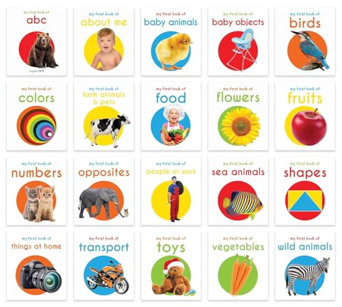 My First Complete Learning Library: Boxset of 20 Board Books I Perfect Gift Set for Toddlers I Ages 0 to 5