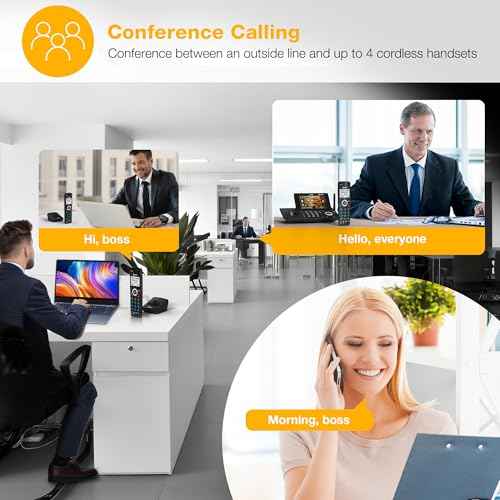 AT&T Additional Cordless Phone Handset with Long Range, Conference, Intercom, Speakerphone, One-Touch Call Block, Caller ID, Bluetooth Connect to Cell, Compatible with DLP73X90 Series: DLP70090