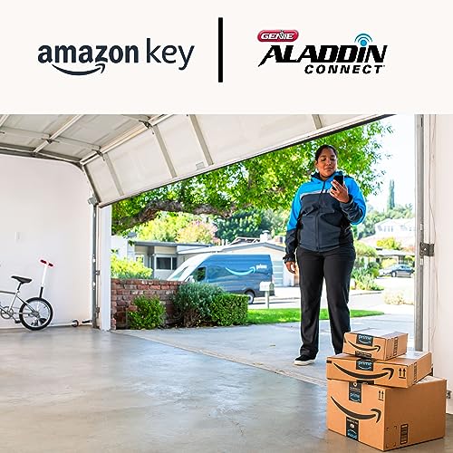 Genie 6172H-O Wall Mount Smart Garage Door Opener with Aladdin Connect, Wall Mounted Compact Space Saving Opener