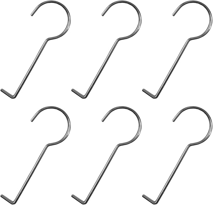 6-Pack Stainless Steel Drain Key for Linear Shower & Floor â Heavy Duty Removal Tool with Lifting Hooks, 2.5mm (0.1in) Thick, Resistant to Bending for Easy Cleaning