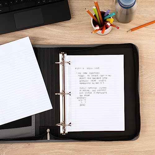 Five Star Loose Leaf Paper, 6 Pack, Notebook Paper, Wide Ruled Filler Paper, Reinforced, Fights Ink Bleed, 8 x 10.5, 80 Sheets per Pack (150025)