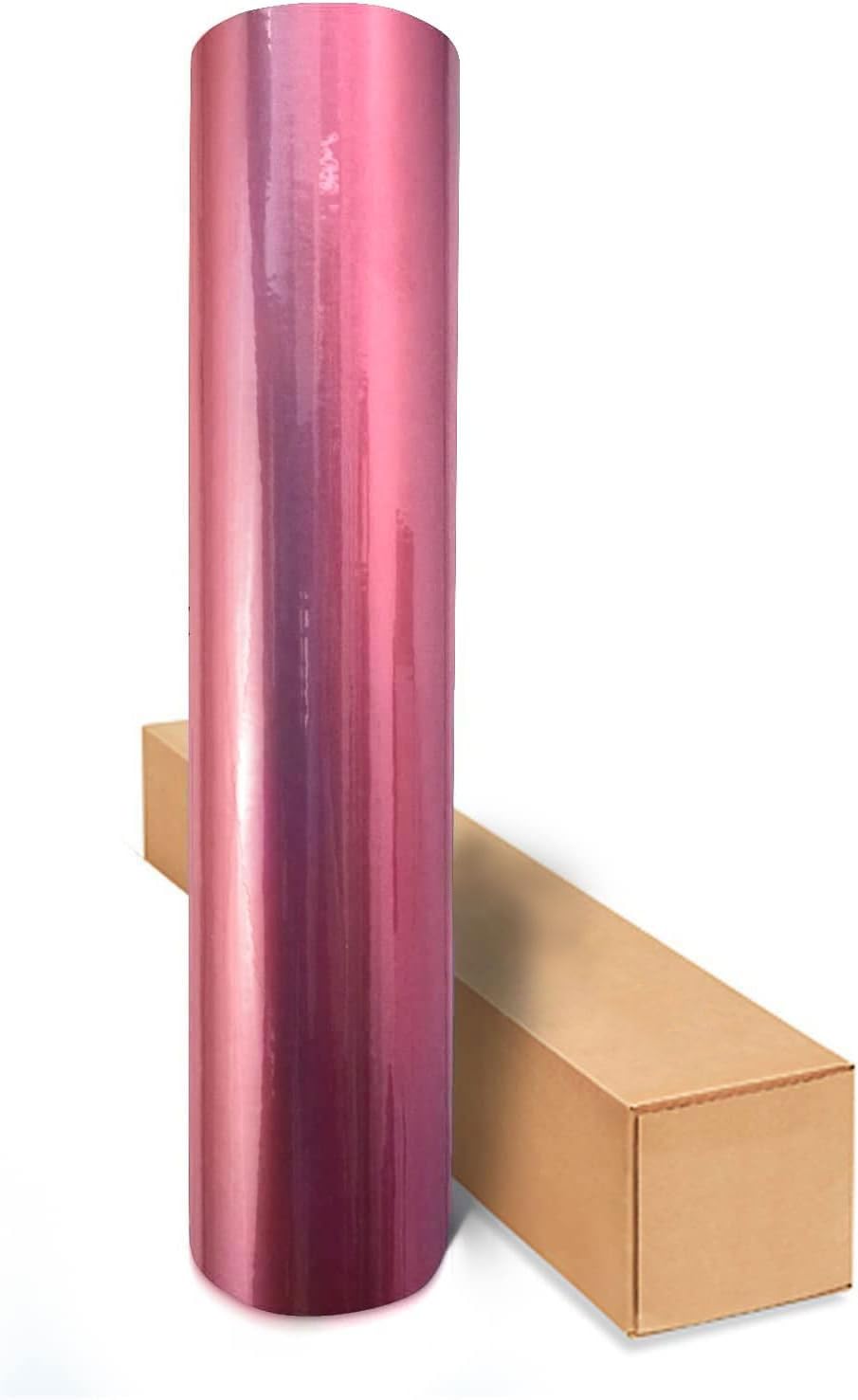 VViViD+ Gloss Metallic Rose Gold Vinyl Car Wrap Film Roll (100ft x 5ft)