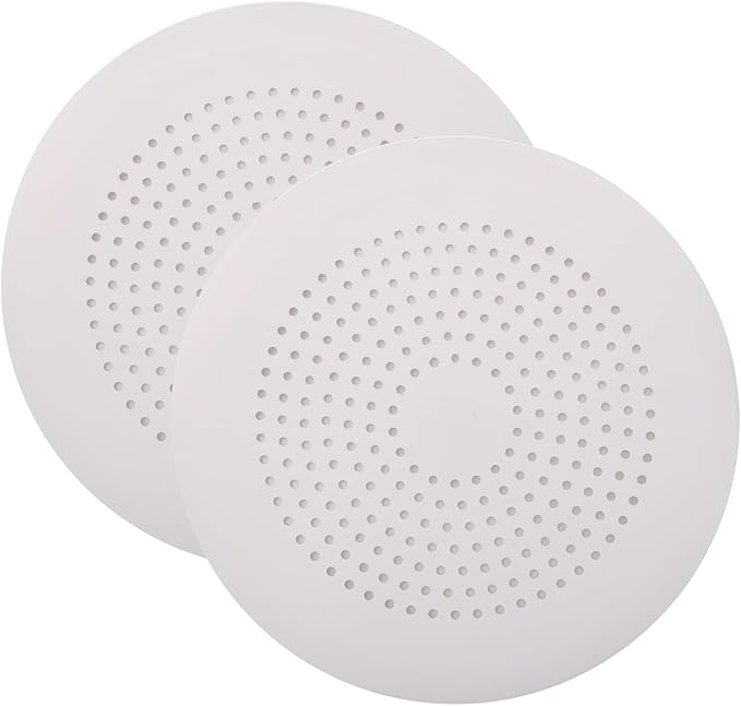 2 Pack Drain Hair Catcher Durable Silicone Hair Stopper Shower Drain Covers Easy to Install and Clean Suit for Bathroom Bathtub and Kitchen ï¼ÂWhiteï¼Â