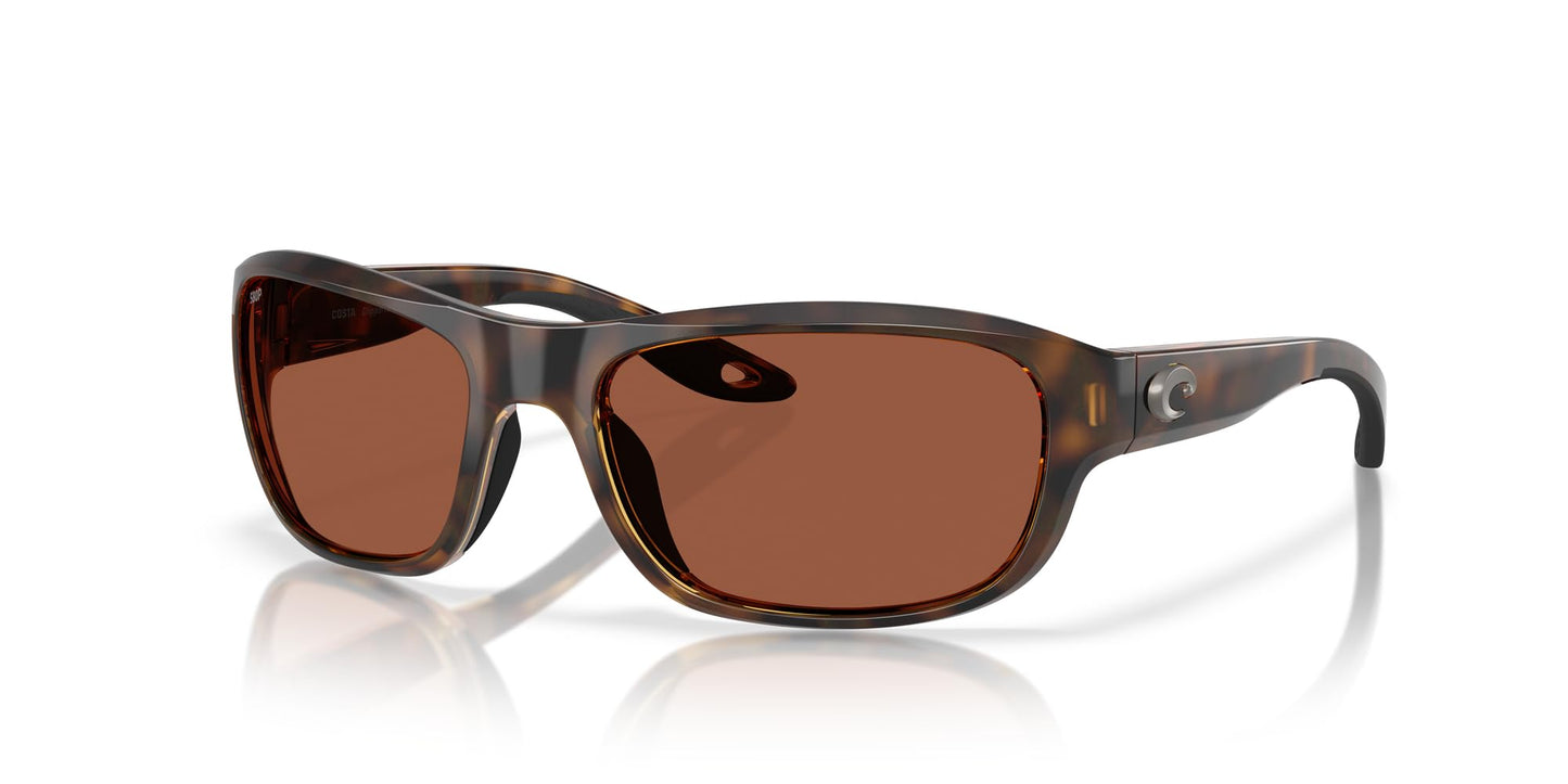 Costa Del Mar Clipperton Sunglasses, Tortoise/Copper Polarized 580P, 58 mm