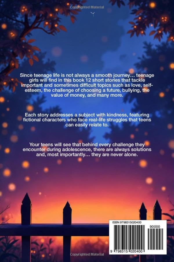 Short Stories for Teen Girls: 12 Feel-Good & Inspirational Tales for Middle and High Schoolers (Ages 12-16) β A Book Every Teenager Should Read