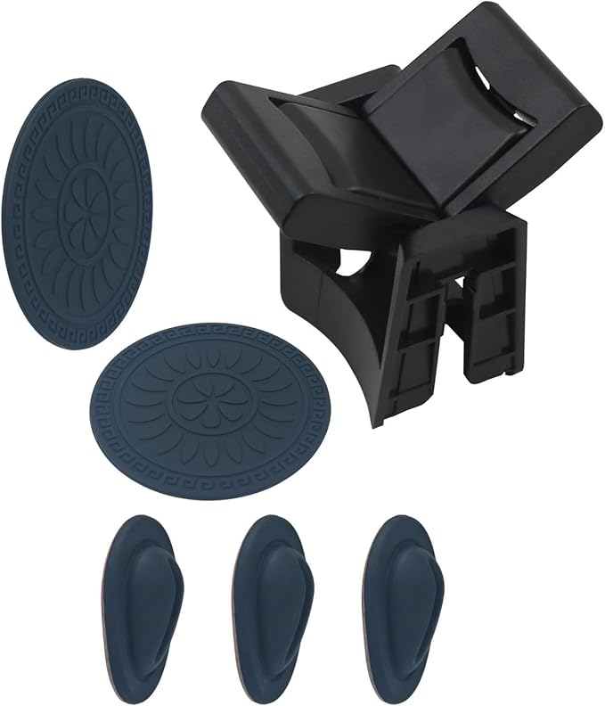 Cup Holder Insert for Toyota Highlander (2014-2020) â Enhanced Noise-Reducing Design with Silicone Coaster & Position Limiters