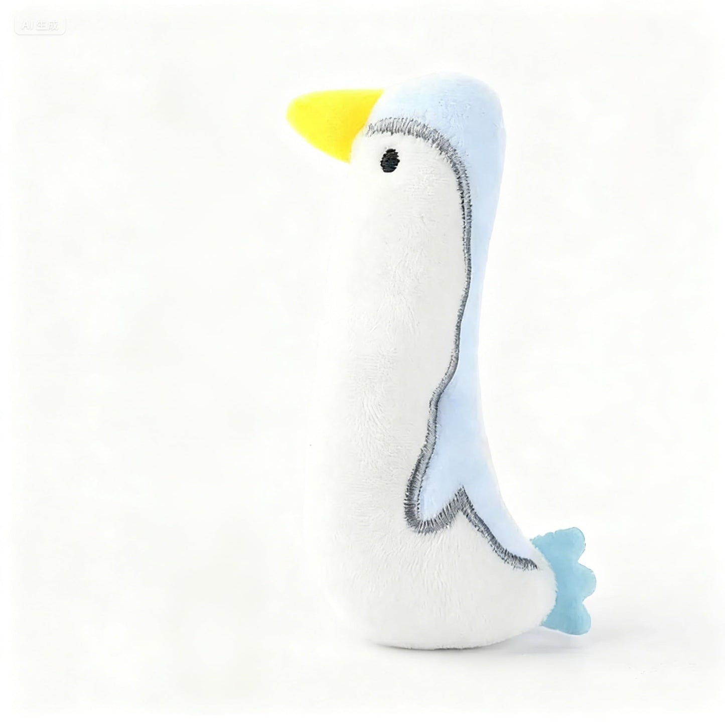 Cat Toy Interactive Toy Cute Plush Kittens Kitty Penguin Shaped Toy, White Cat Chew Catnip Toy Indoor Penguin Toys for Cats (4.7 inch - 1pcs - 003